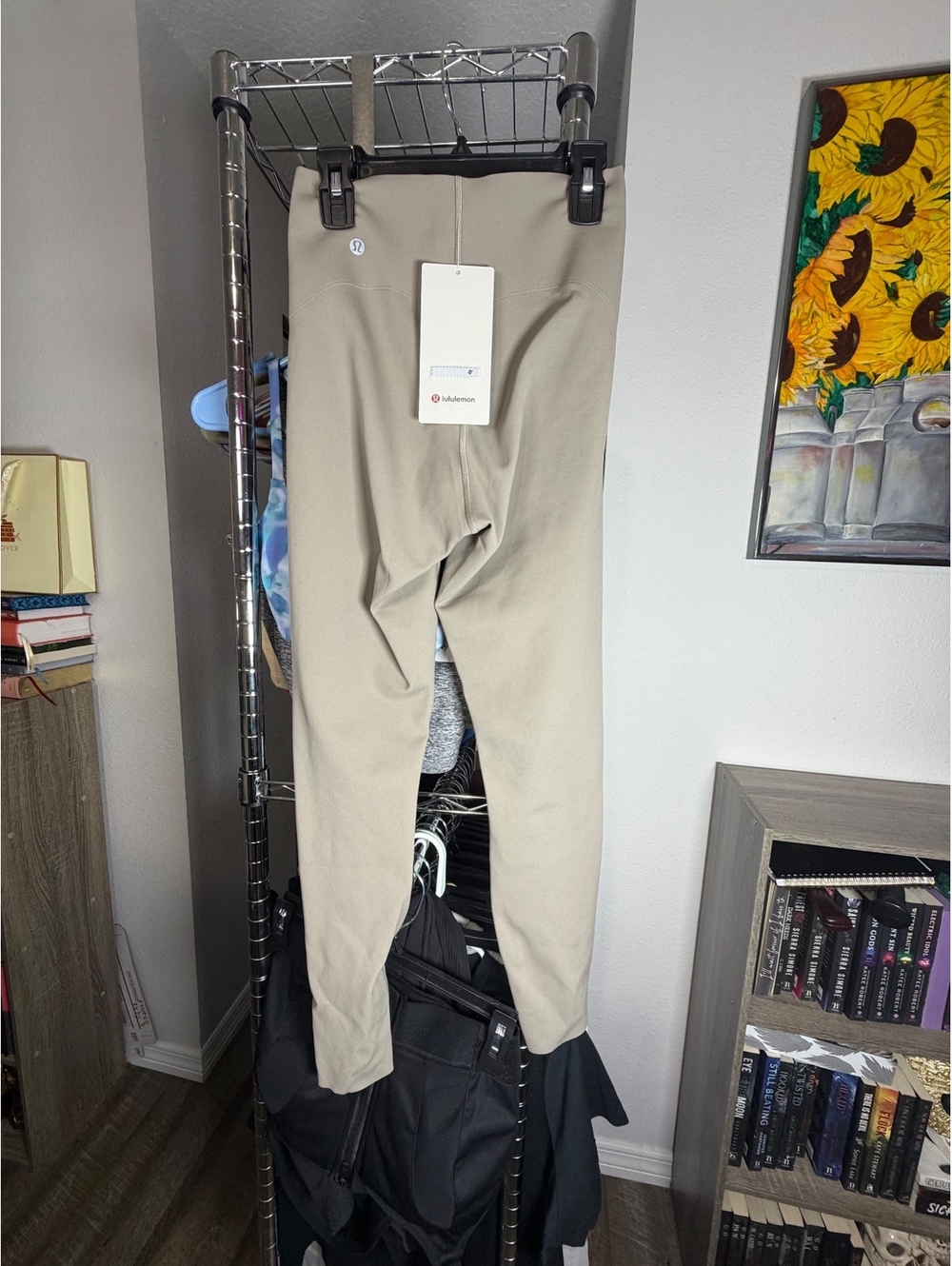 Lululemon Glow Up SHR Tight 25" - Warm Ash Grey - Size 6 NWT
